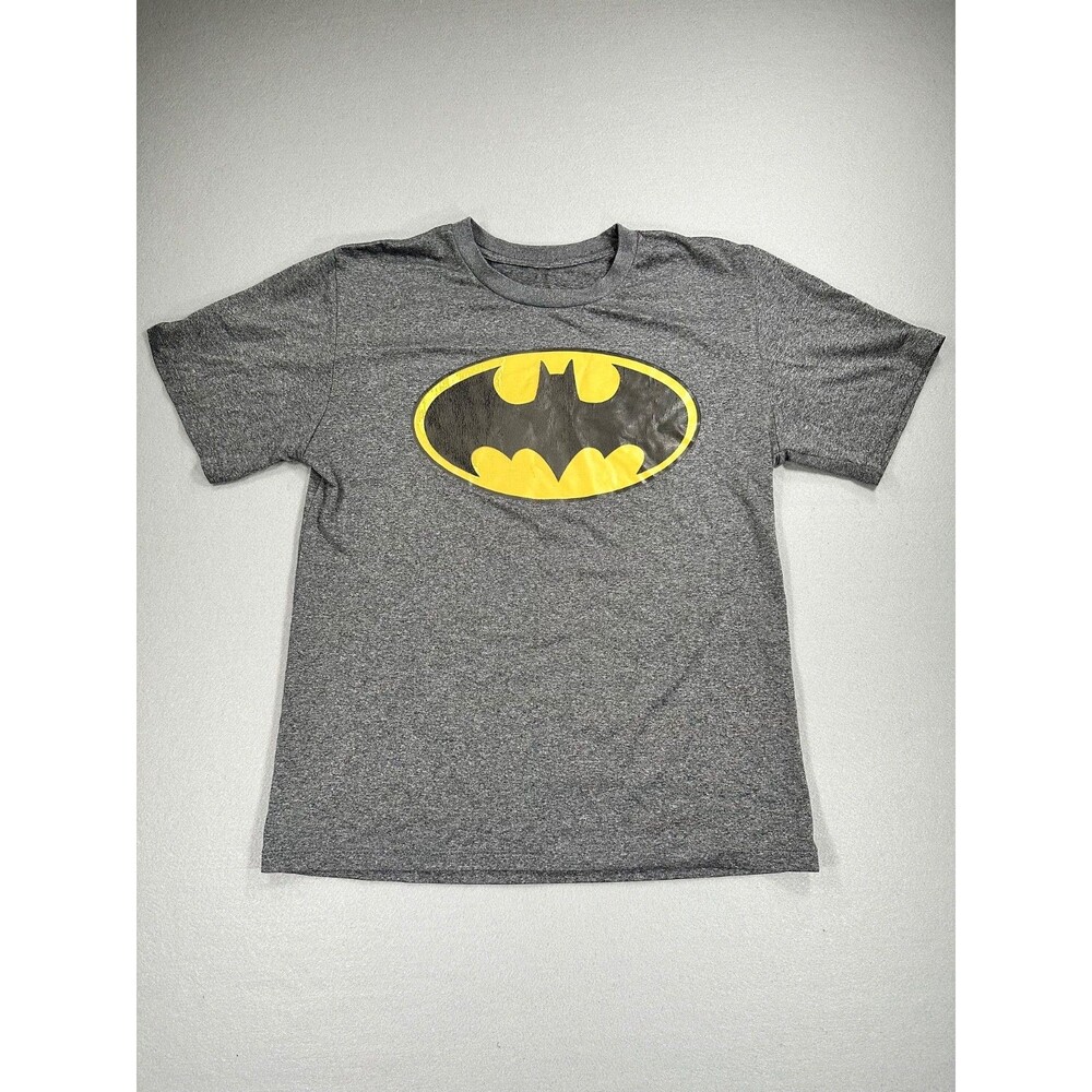 Batman Graphic T-Shirt Boys Youth XL 14-16 Gray Short Sleeve DC Comics Tee
